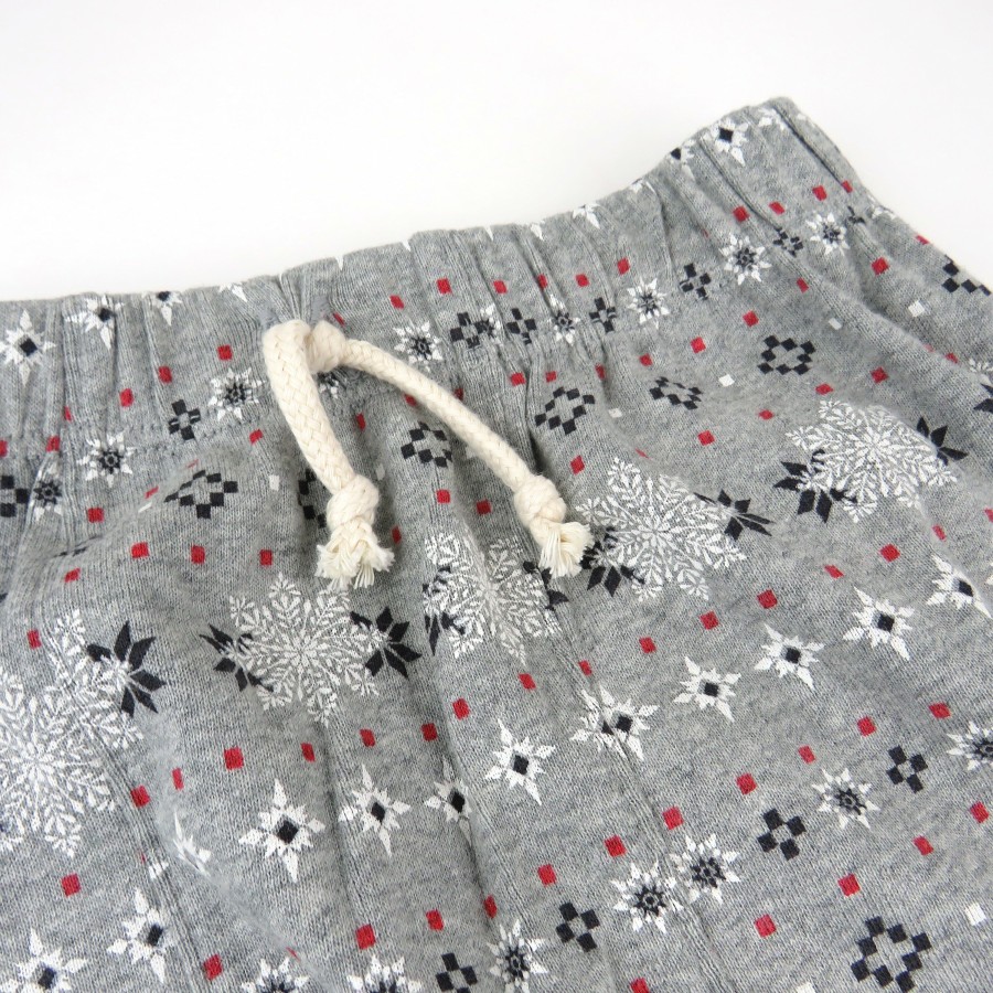 Toddler (2-5T) Honest Baby Clothing | 2-Pack Organic Cotton Holiday Honest Pants Fair Isle Gray