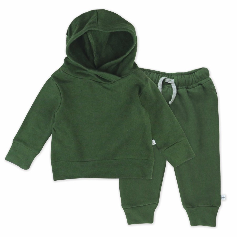 Toddler (2-5T) Honest Baby Clothing | 2-Piece Light Weight Hoodie & Sweatpant Set Mossy Ledge