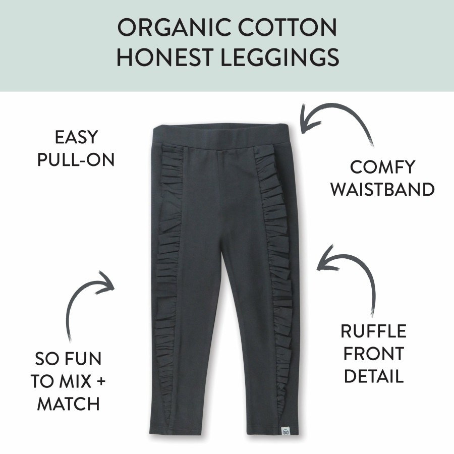 Toddler (2-5T) Honest Baby Clothing | 3-Pack Organic Cotton Legging Set English Garden Plaid