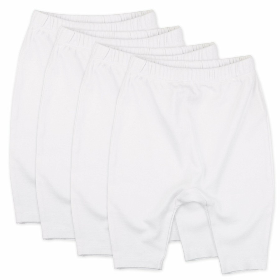 Layette Honest Baby Clothing | 4-Pack Honestly Pure Organic Cotton Harem Pants Bright White