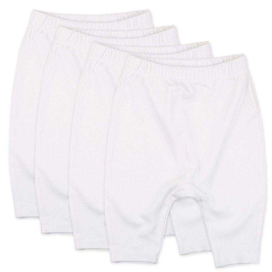 Layette Honest Baby Clothing | 4-Pack Honestly Pure Organic Cotton Harem Pants Bright White