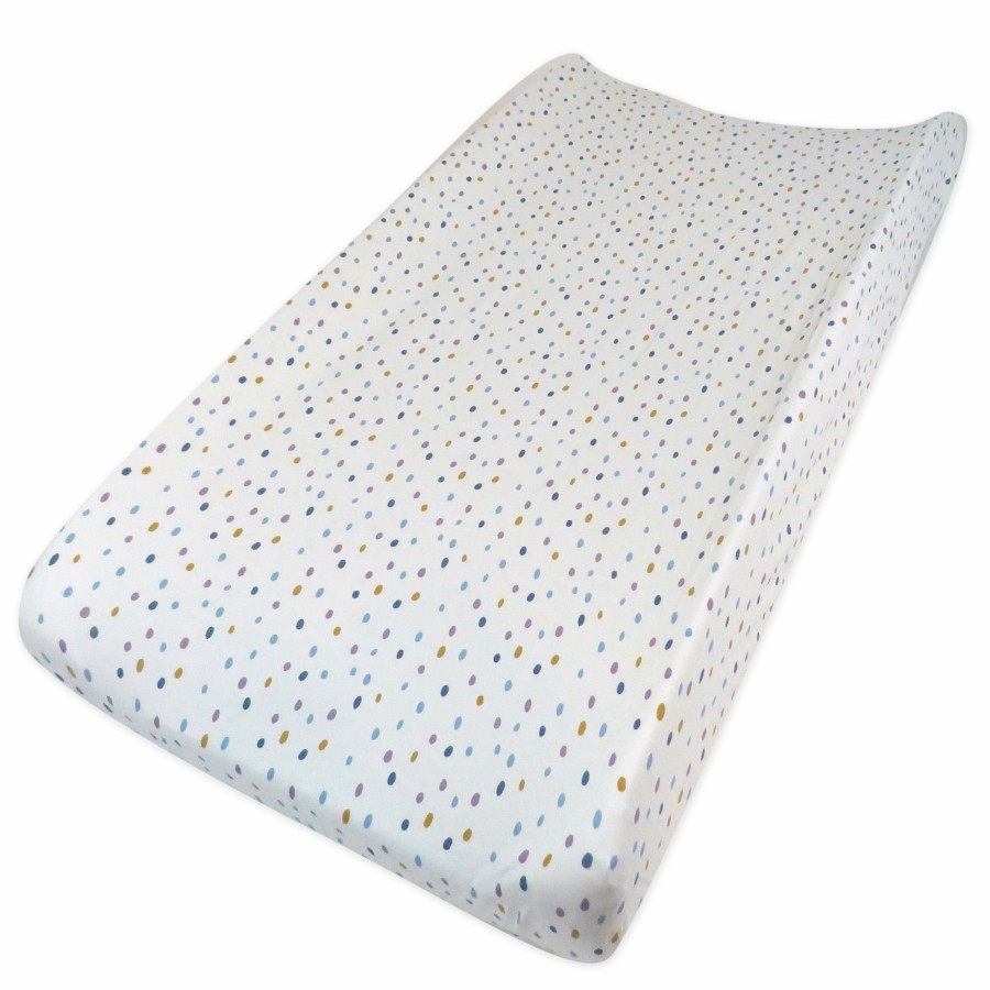 Bedding Honest Baby Clothing | Organic Cotton Changing Pad Cover Marker Dot Purple