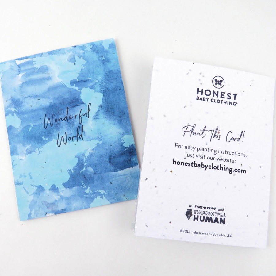 Rainbow Honest Baby Clothing | 6-Pack Plantable Note Cards