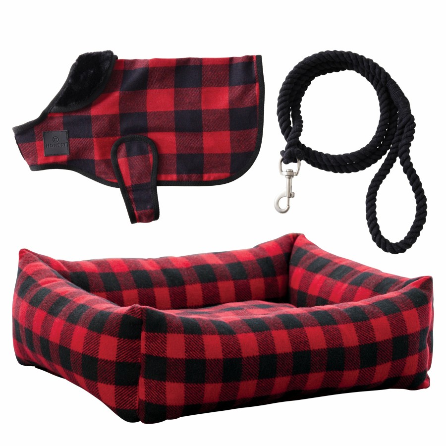 Pet Honest Baby Clothing | 3-Piece Pet Gift Set Holiday Tartan