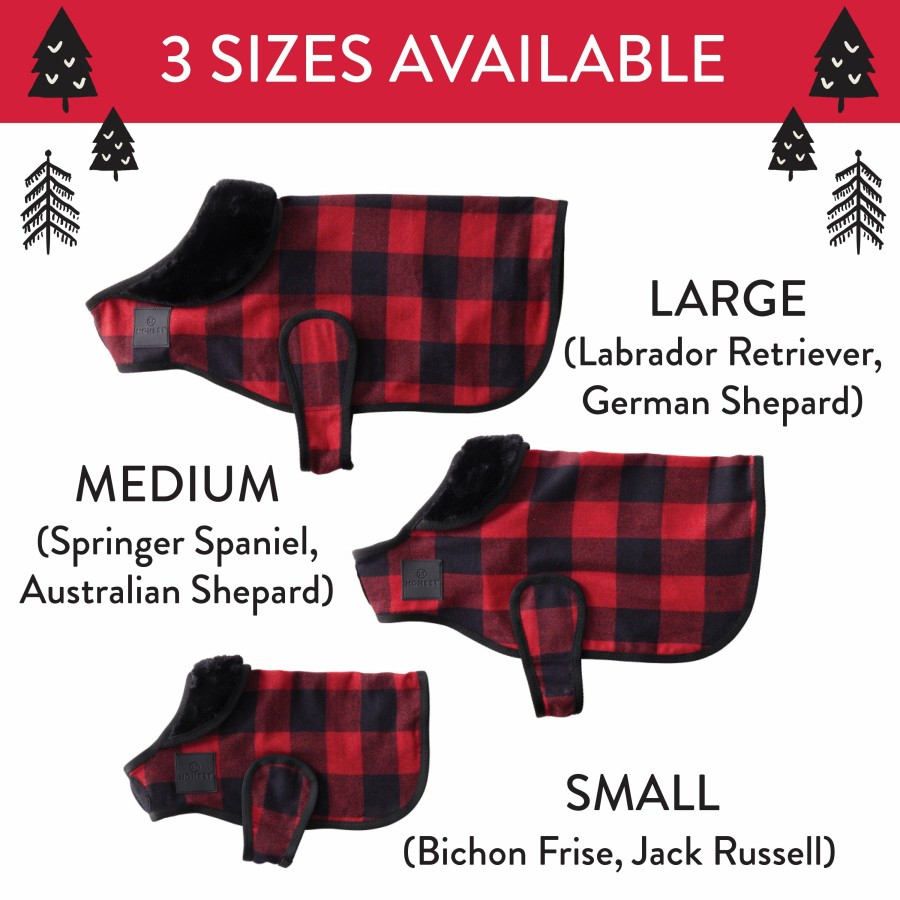 Pet Honest Baby Clothing | 3-Piece Pet Gift Set Holiday Tartan