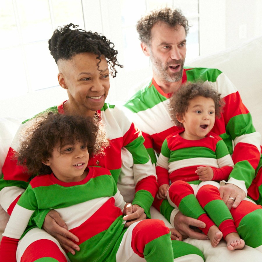 Pet Honest Baby Clothing | Organic Cotton Holiday Matching Family Pajamas Bold Holiday