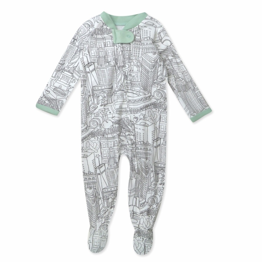 Baby (0-24M) Honest Baby Clothing | Organic Cotton Sleep & Play Cityscape Ny