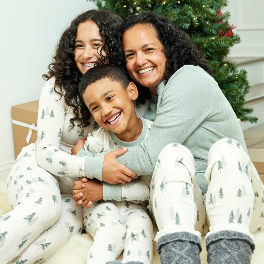 Pet Honest Baby Clothing | Organic Cotton Holiday Matching Family Pajamas Into The Woods