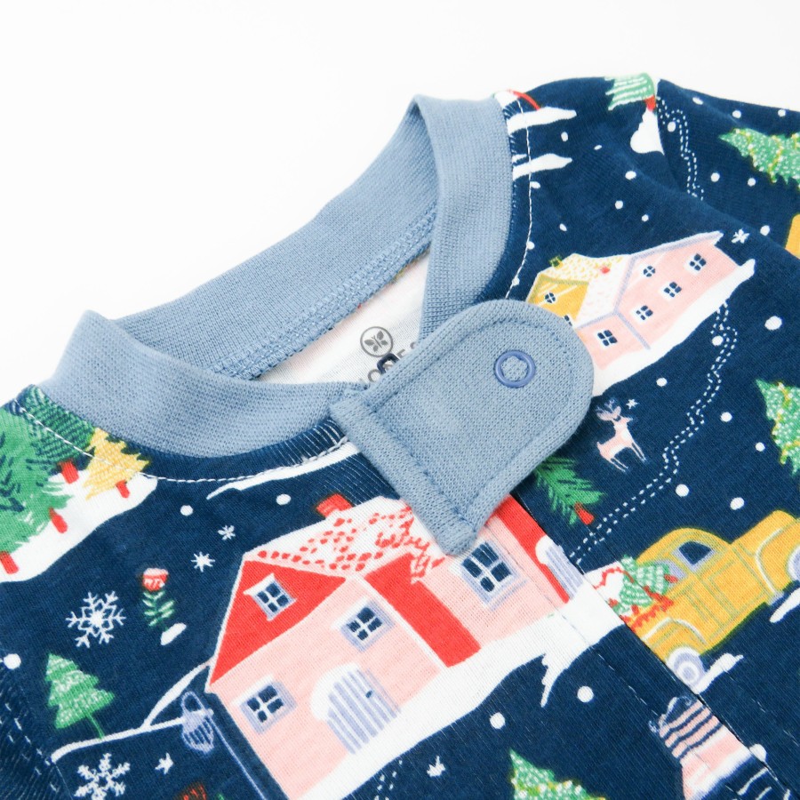 Baby (0-24M) Honest Baby Clothing | Organic Cotton Holiday Sleep & Play Nordic Holiday