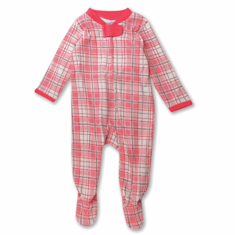 Baby (0-24M) Honest Baby Clothing | Organic Cotton Sleep & Play Romantic Plaid