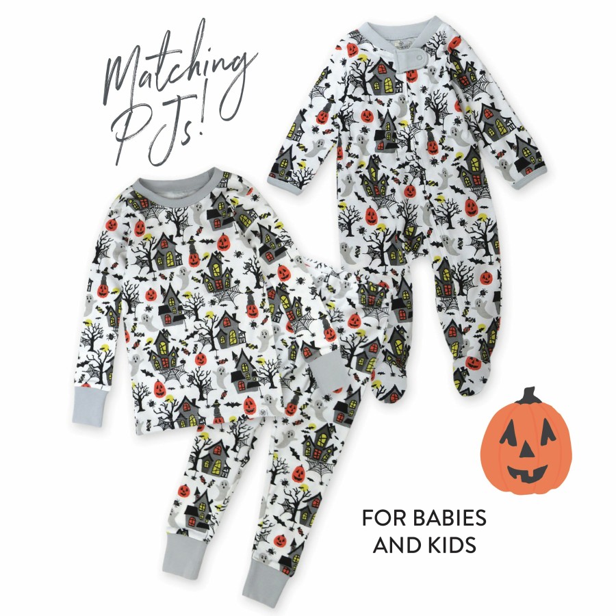 Baby (0-24M) Honest Baby Clothing | Organic Cotton Holiday Pajamas Haunted House