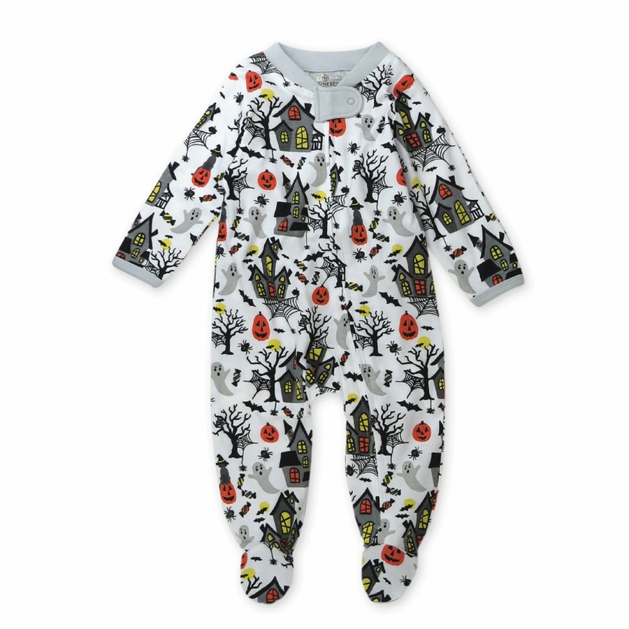 Baby (0-24M) Honest Baby Clothing | Organic Cotton Holiday Pajamas Haunted House