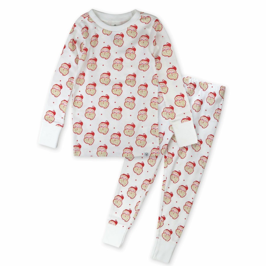 Baby (0-24M) Honest Baby Clothing | 2-Piece Organic Cotton Holiday Pajama Ho Ho Ho