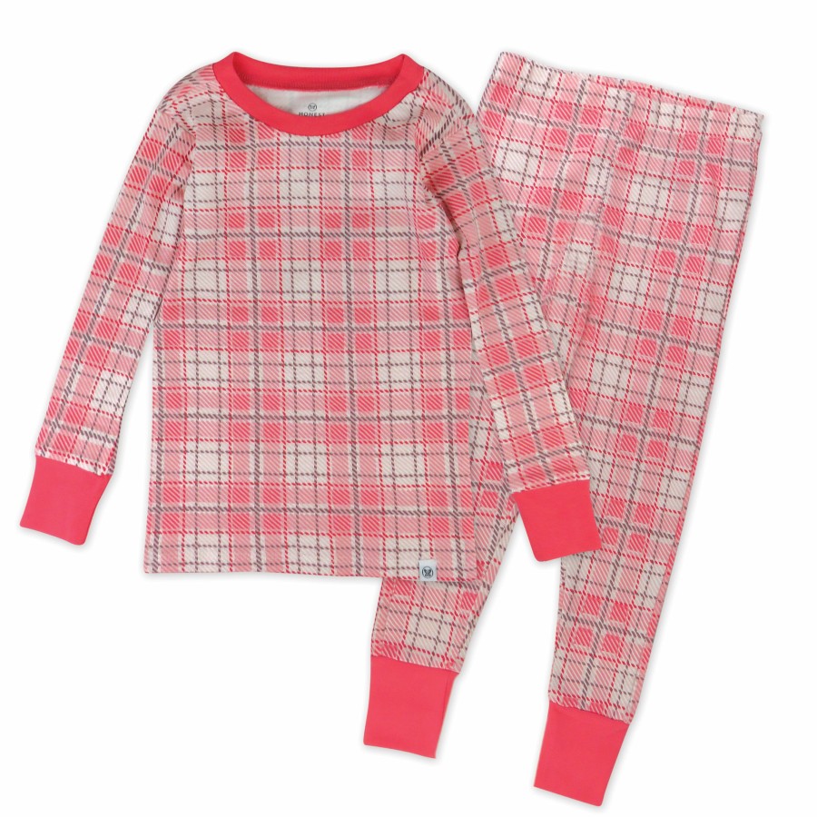 Baby (0-24M) Honest Baby Clothing | 2-Piece Organic Cotton Pajamas Romantic Plaid