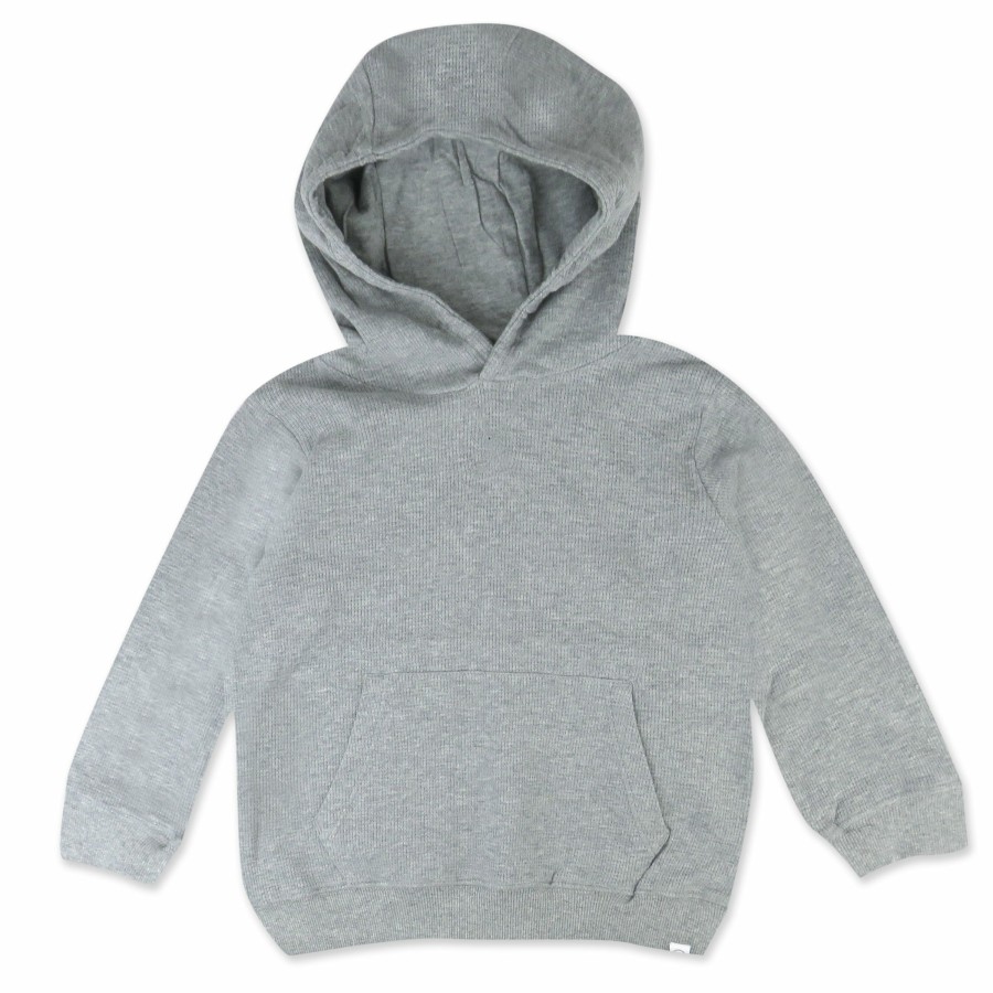 Toddler (2-5T) Honest Baby Clothing | Toddler Comfy Hoodie Sweatshirt Gray Heather