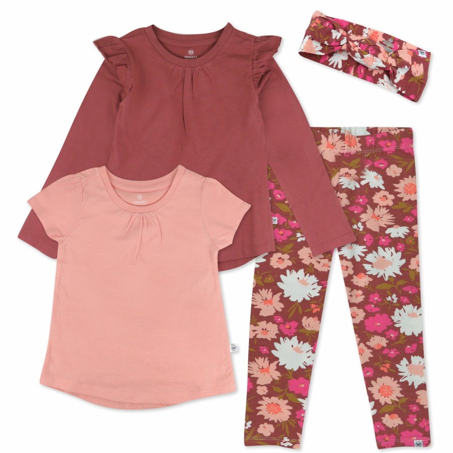 Toddler (2-5T) Honest Baby Clothing | Toddler 4-Piece Organic Cotton Fall Fashion Bundle